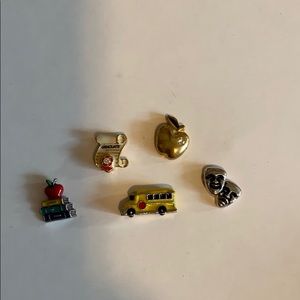 Origami owl school charms (5)